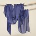 Lightweigth cashmere scarf dark blue